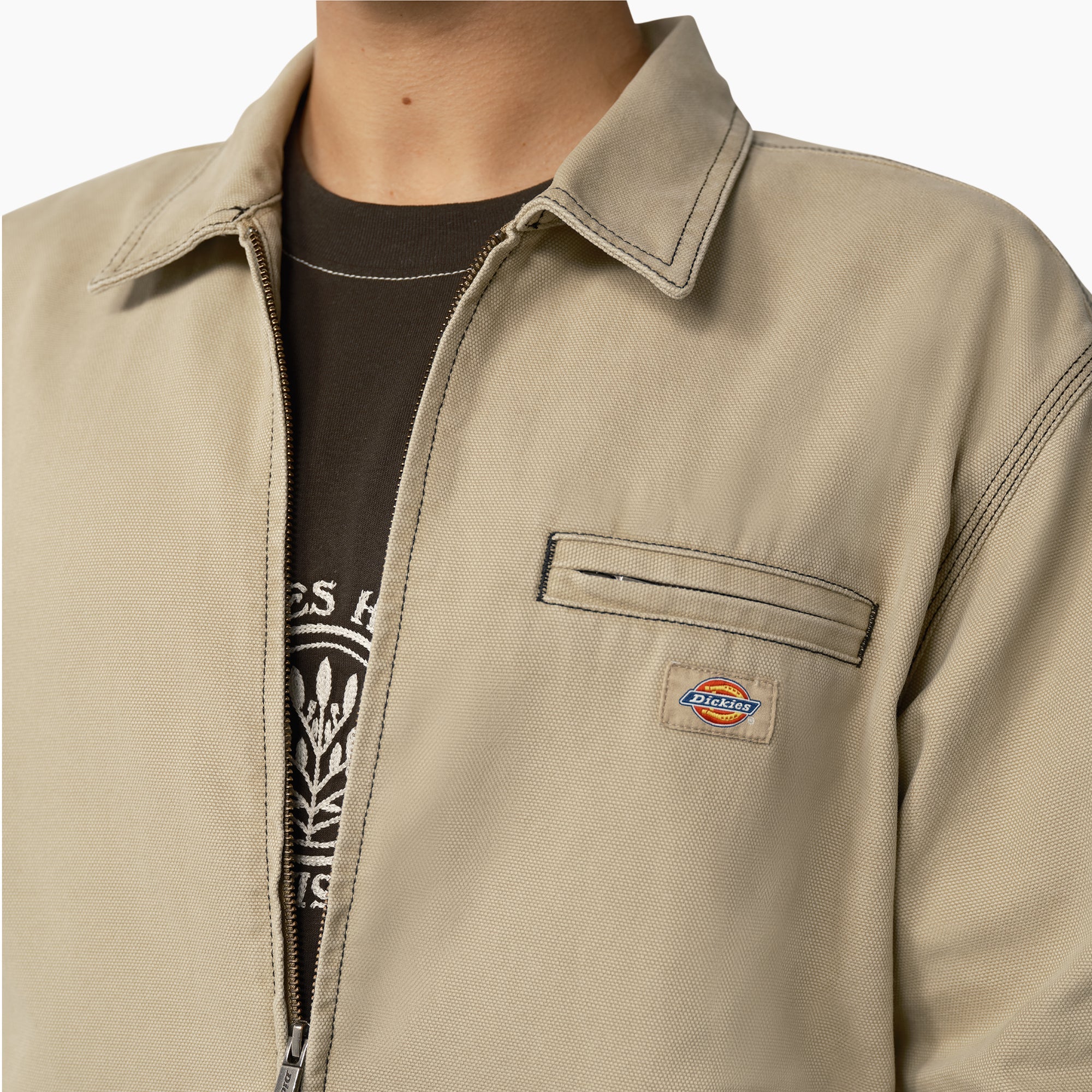 "Duck Contrast Stitch Jacket"