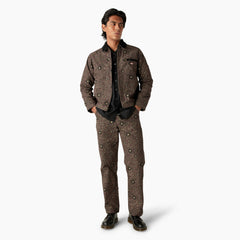 "Ellis Floral Print Duck Canvas Jacket"