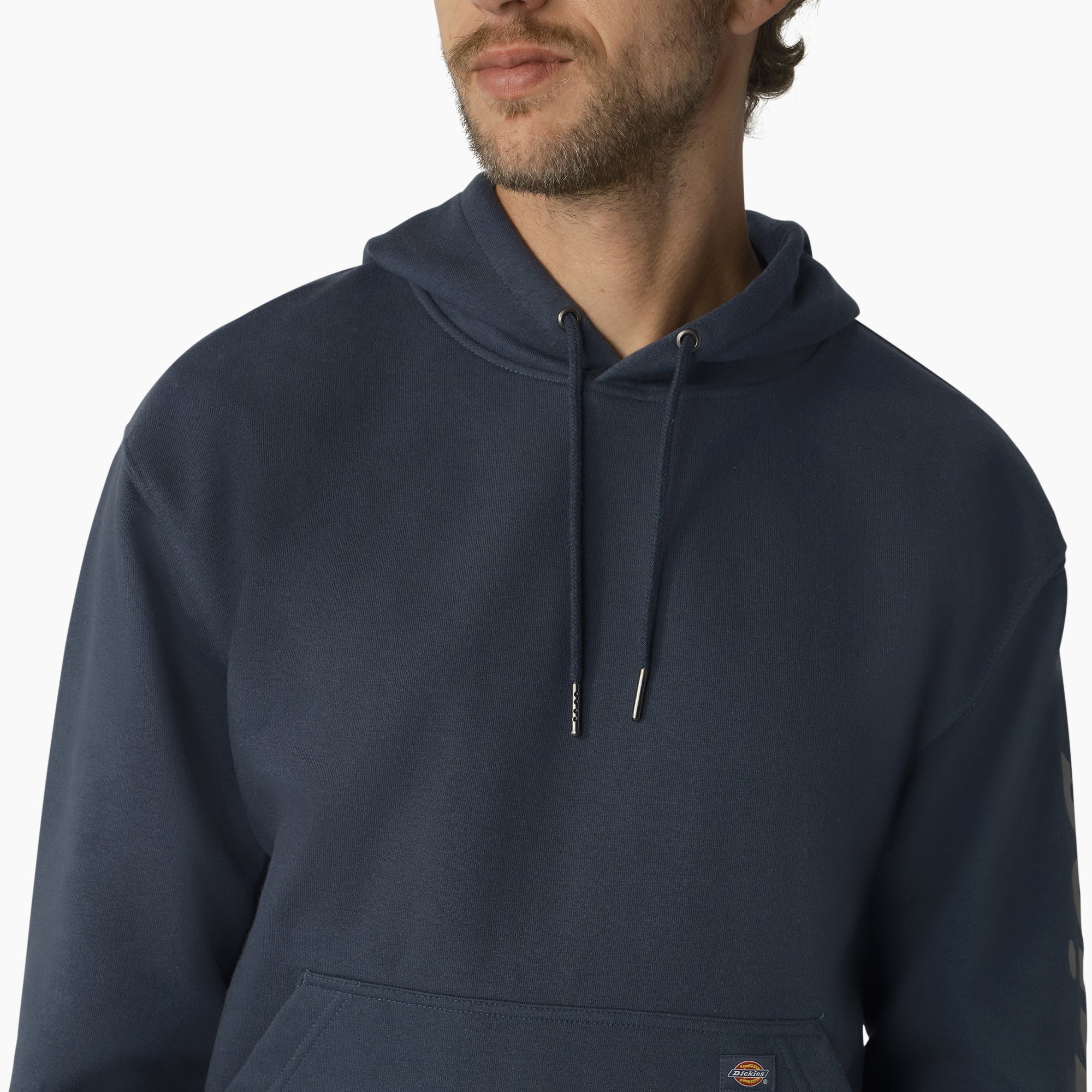 "Water Repellent Sleeve Logo Hoodie"
