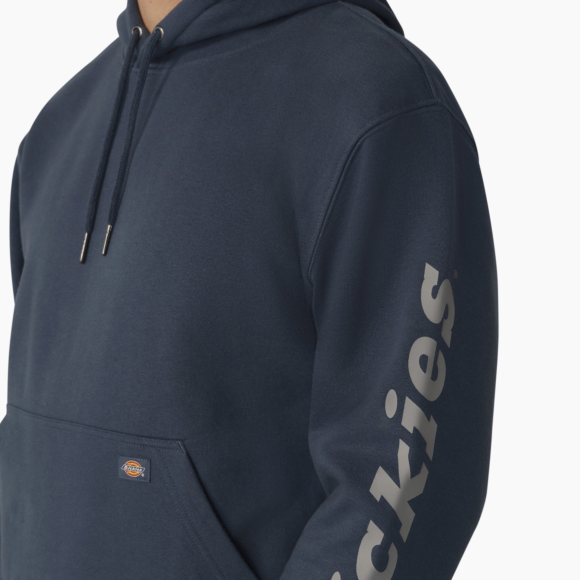"Water Repellent Sleeve Logo Hoodie"