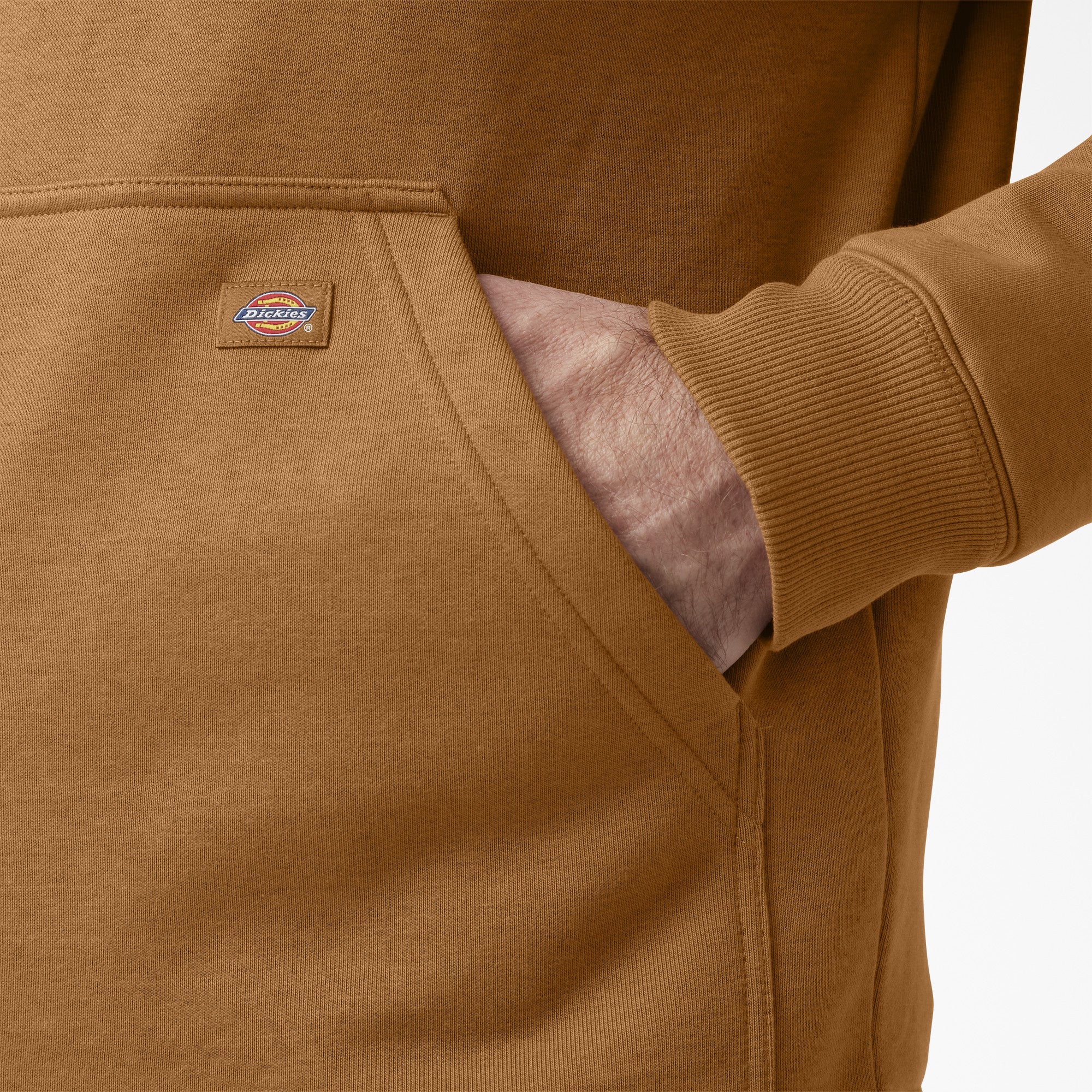 "Water Repellent Sleeve Logo Hoodie"