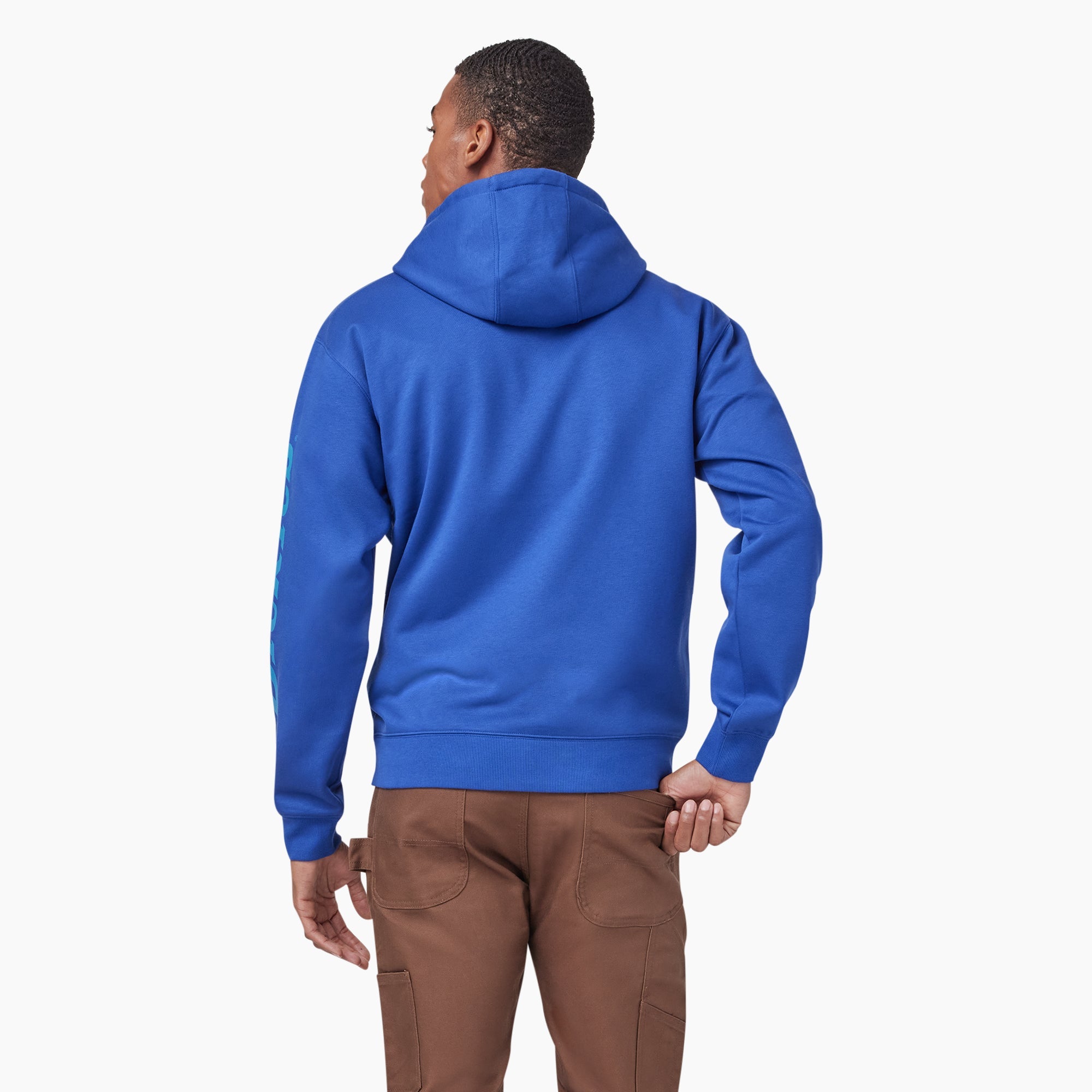 "Water Repellent Sleeve Logo Hoodie"