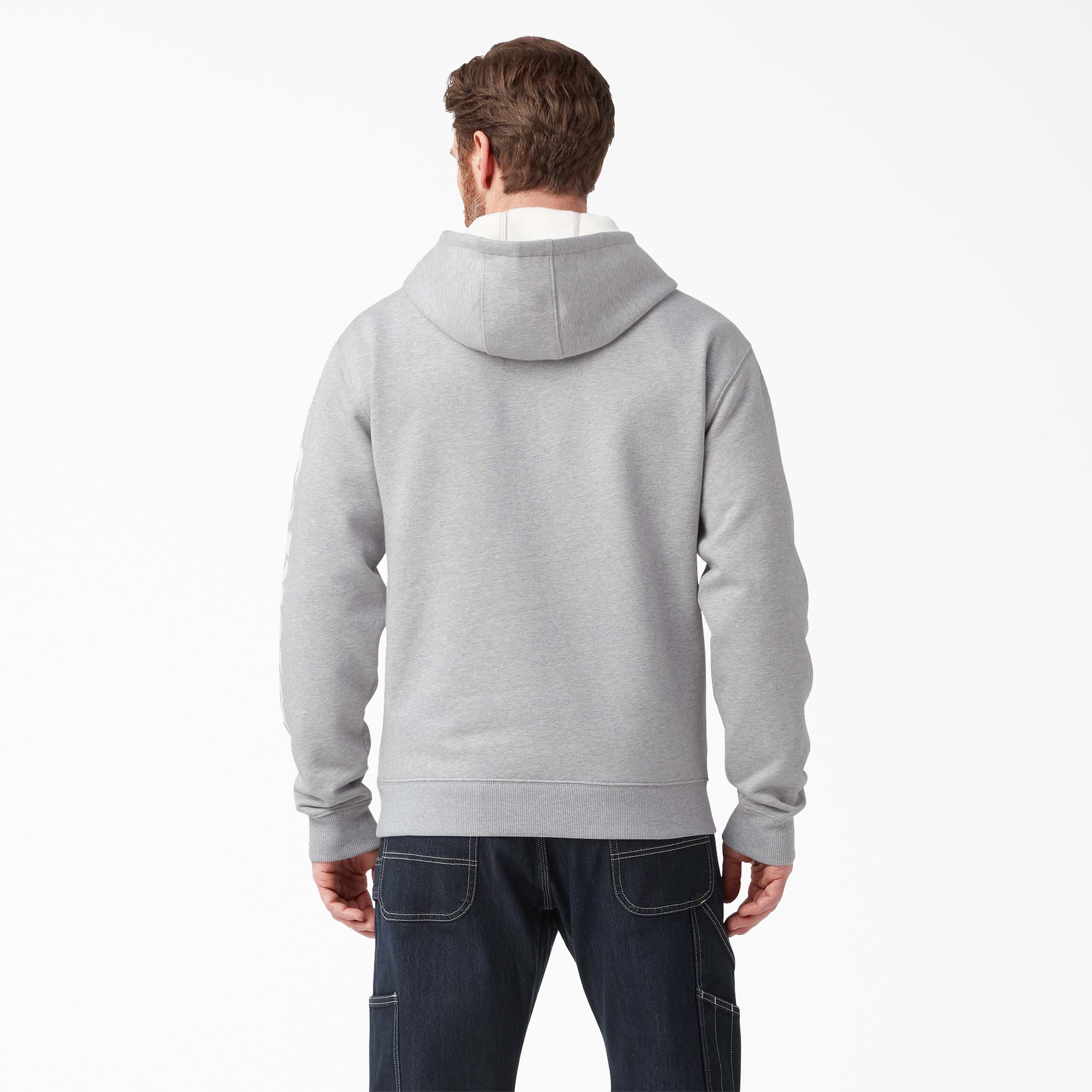 "Water Repellent Sleeve Logo Hoodie"