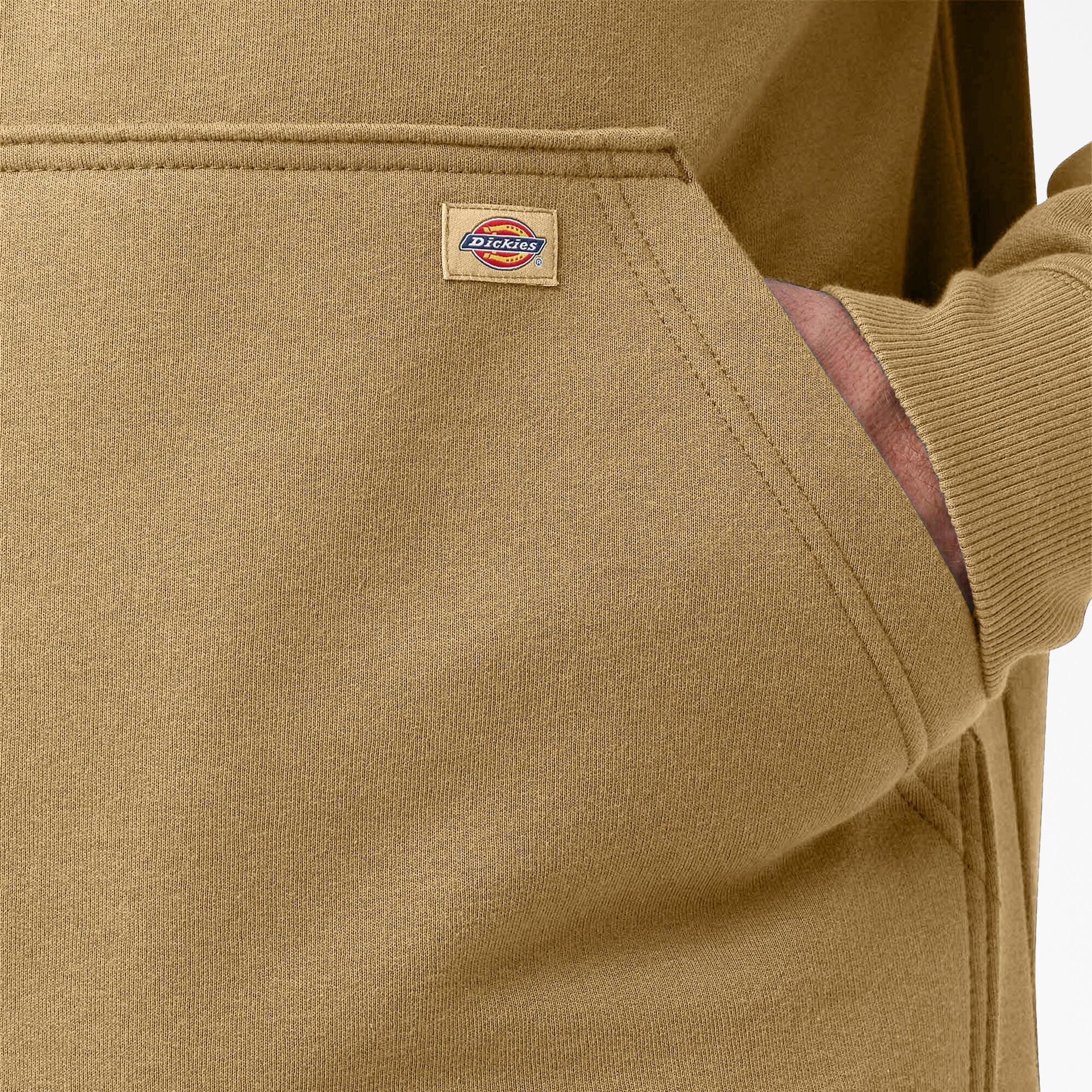 "Water Repellent Sleeve Logo Hoodie"