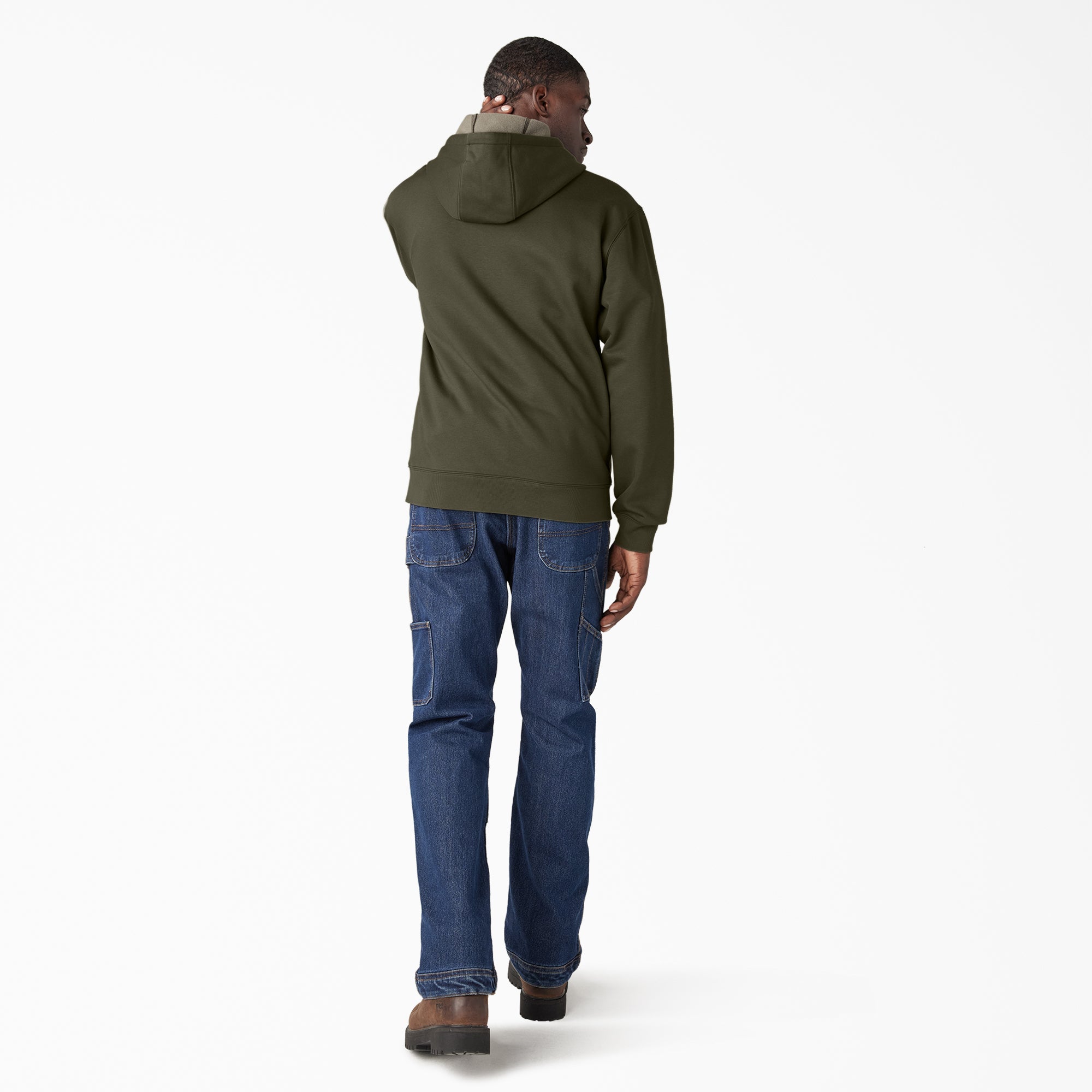 "Water Repellent Camo Logo Hoodie"