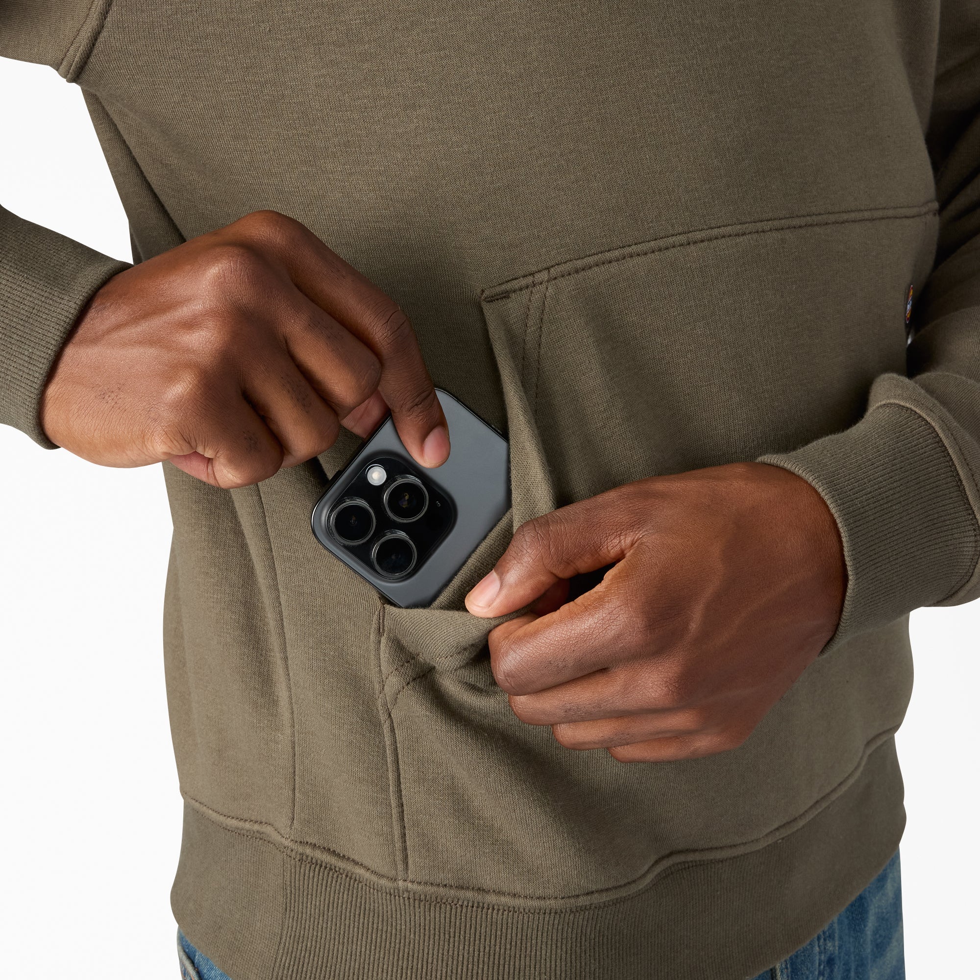 "Midweight Fleece Hoodie"