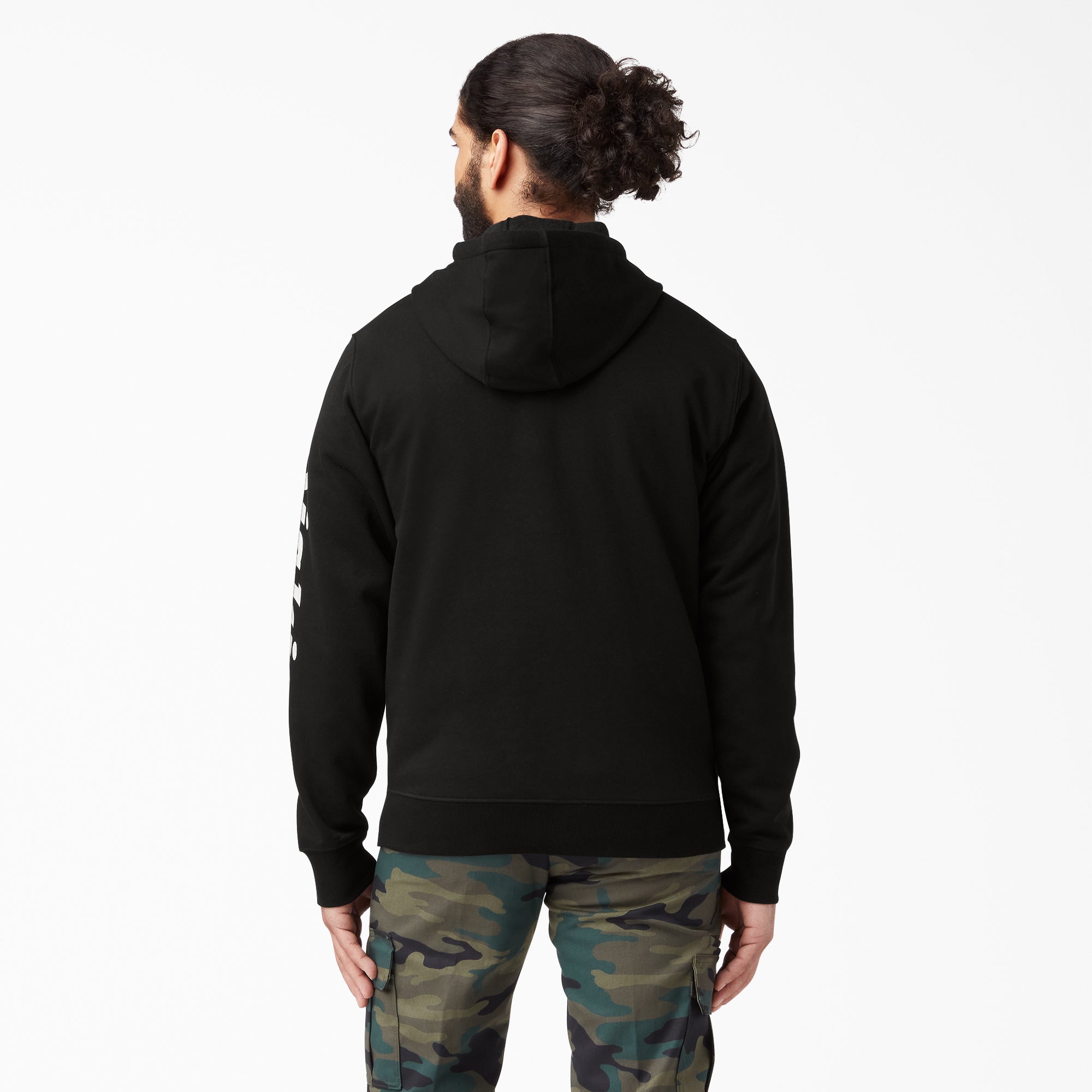 "Logo Sleeve Fleece Hoodie"