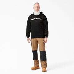 "Script Logo Fleece Hoodie"