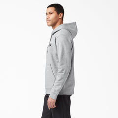 "Script Logo Fleece Hoodie"