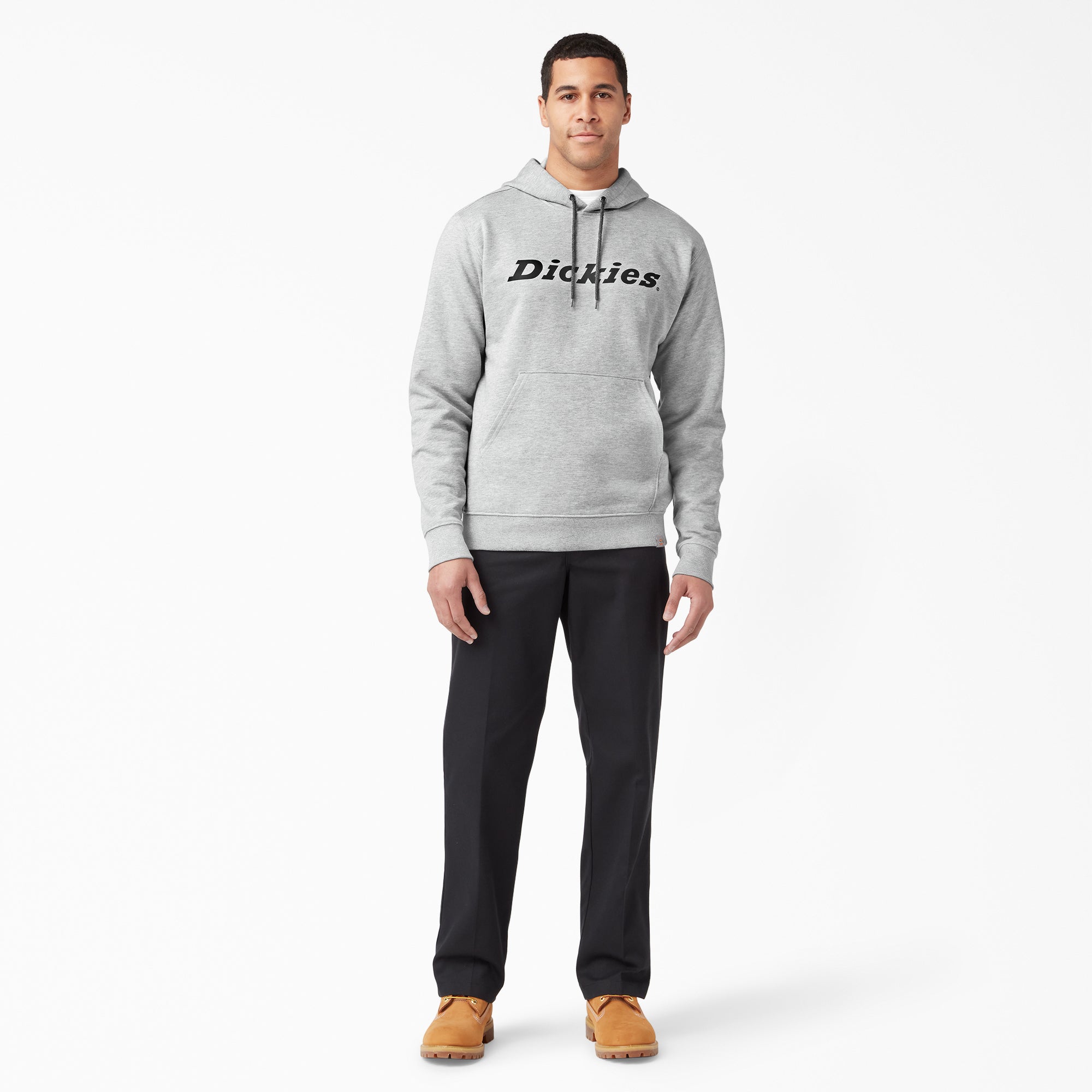 "Script Logo Fleece Hoodie"