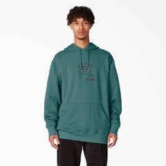 "Franky Villani Drunkula Graphic Hoodie"