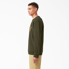 "Fleece Logo Graphic Sweatshirt"