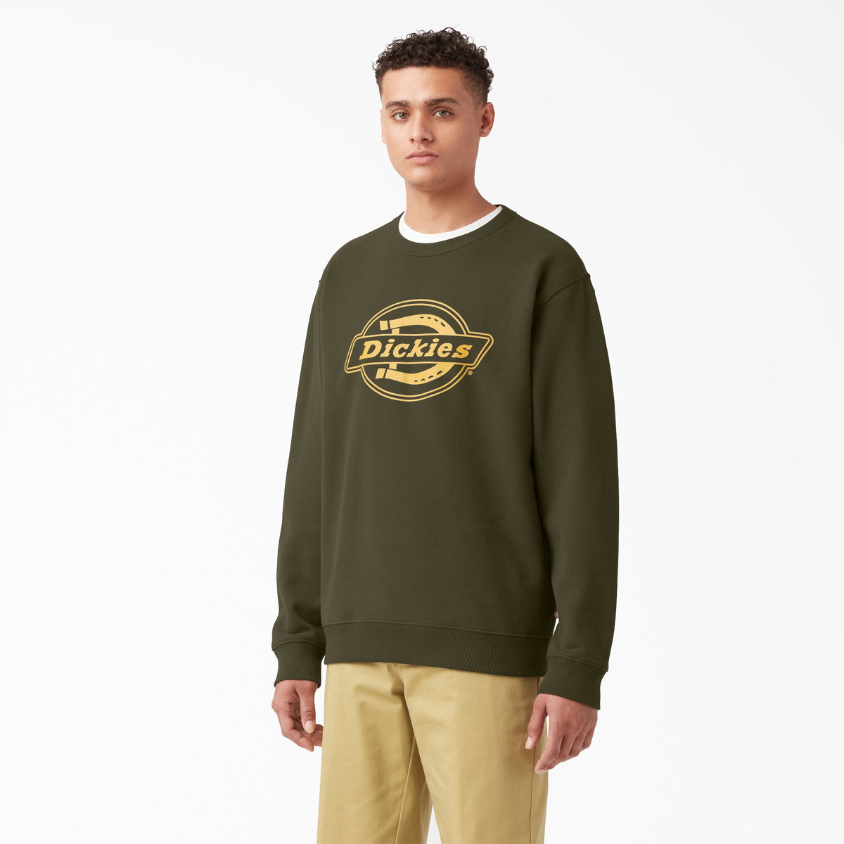 "Fleece Logo Graphic Sweatshirt"