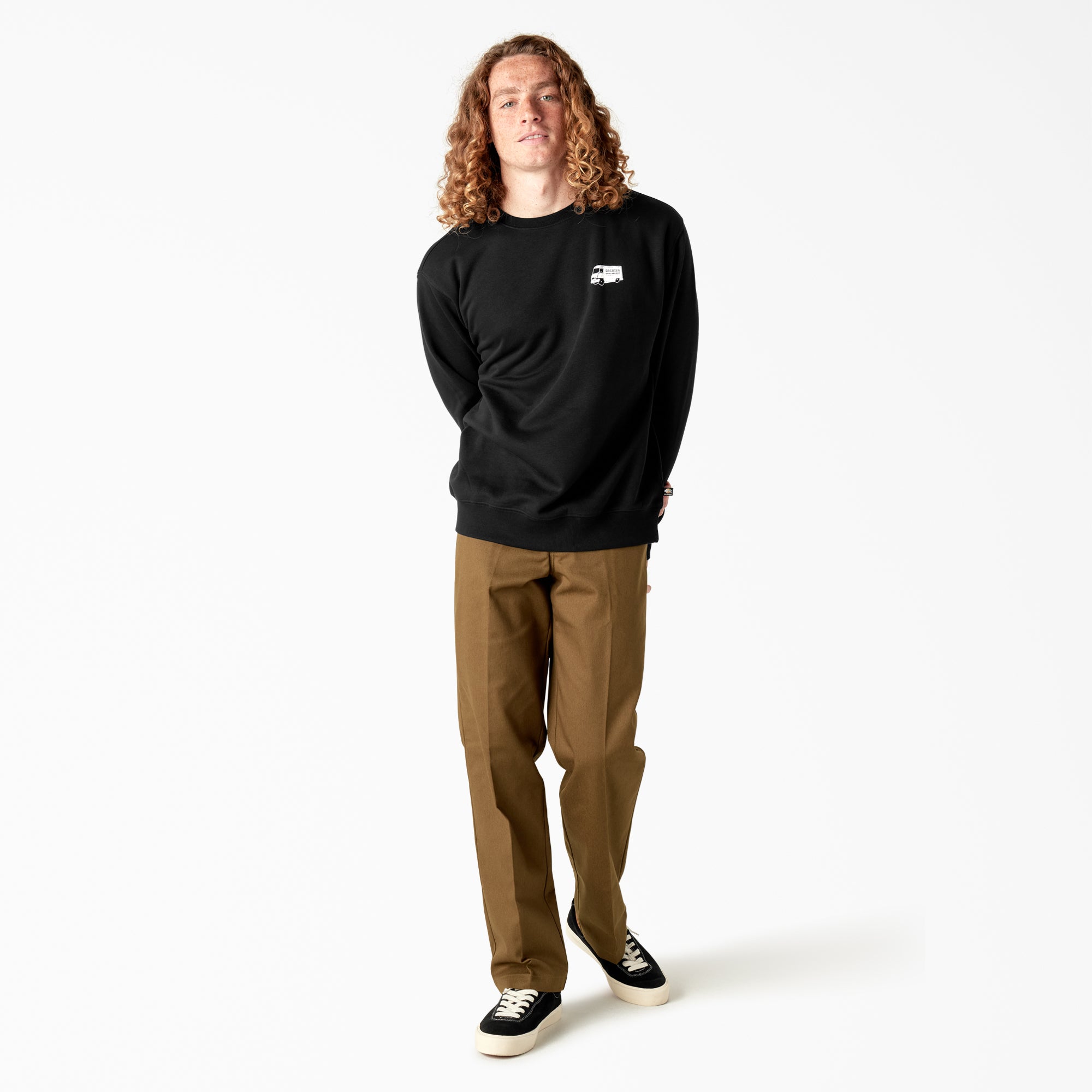 "Dickies Skateboarding Pool Drainage Graphic Sweatshirt"