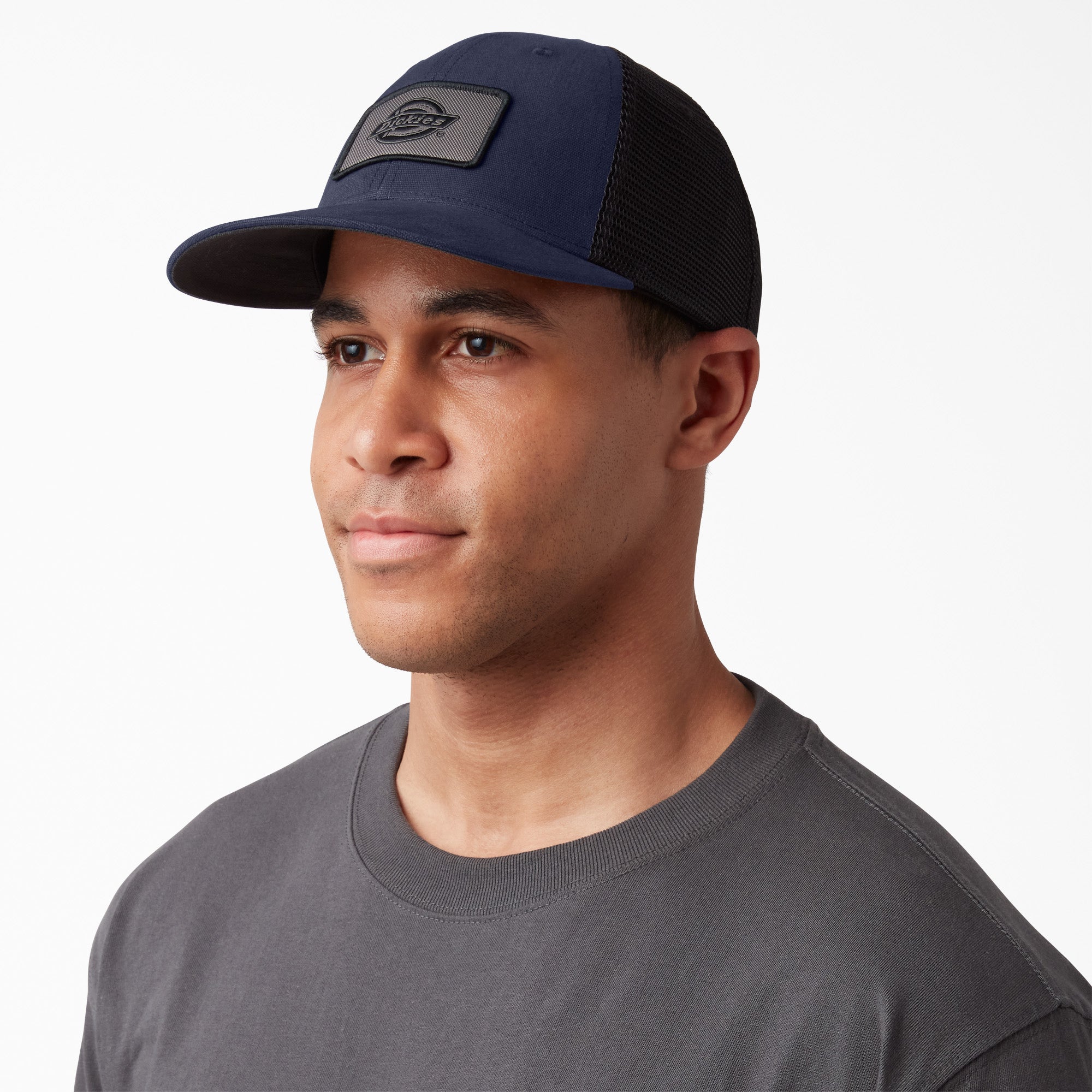 "Logo Patch Mesh Trucker Cap"