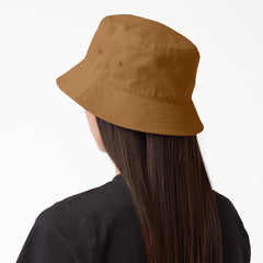 "Script Logo Canvas Bucket Hat"