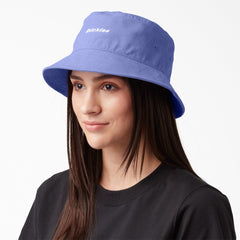 "Script Logo Canvas Bucket Hat"