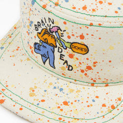 "Brain Dead Paint Splatter Canvas Painter's Cap"
