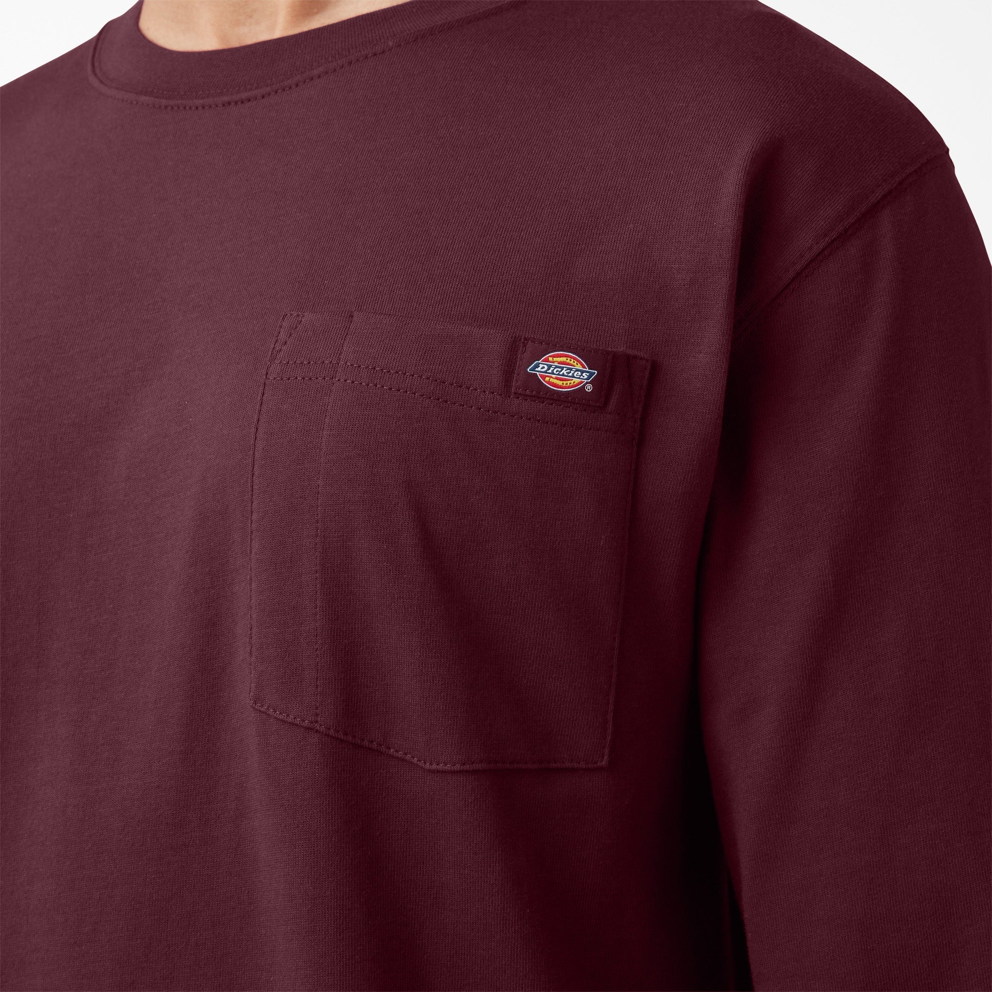 "Logo Graphic Long Sleeve Pocket T-Shirt"