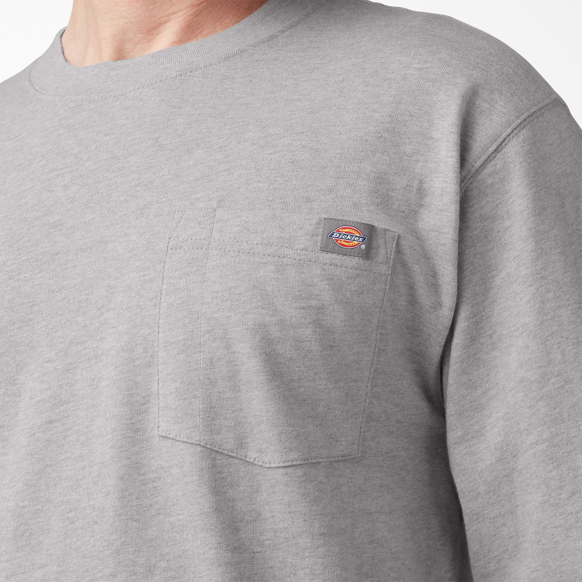 "Logo Graphic Long Sleeve Pocket T-Shirt"
