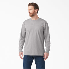 "Logo Graphic Long Sleeve Pocket T-Shirt"