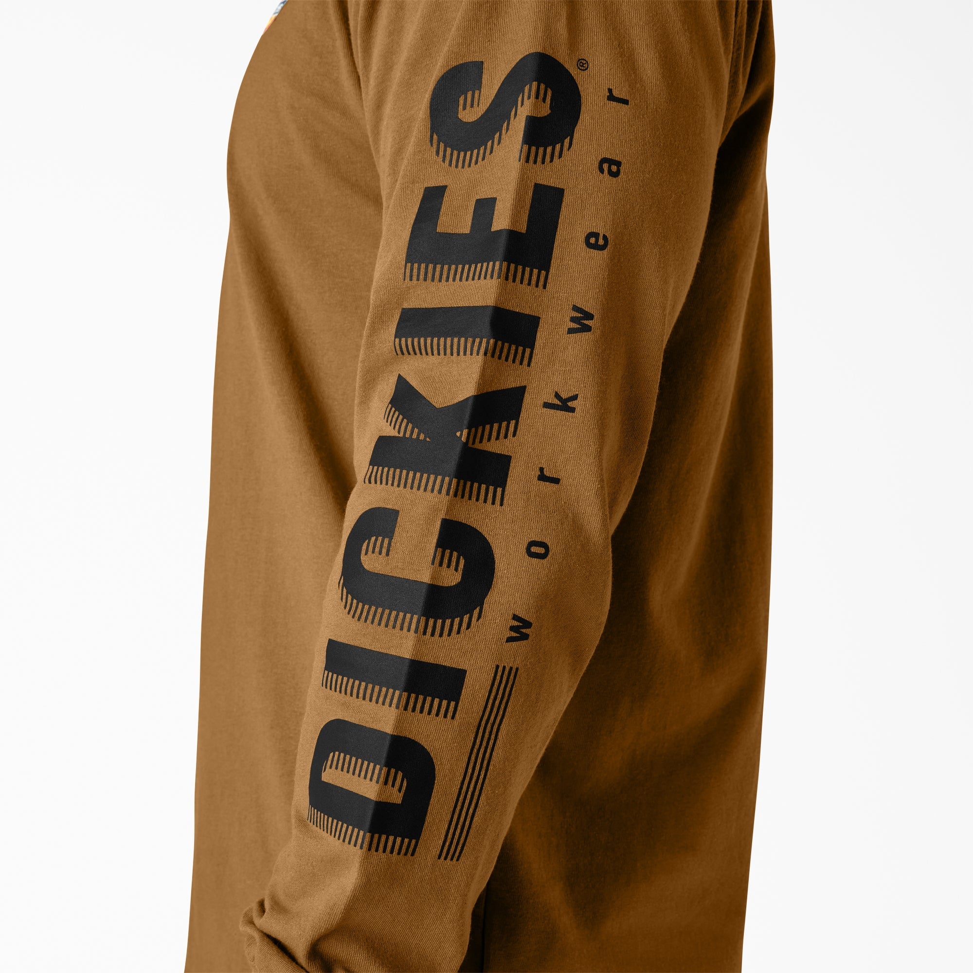 "Long Sleeve Workwear Graphic T-Shirt"