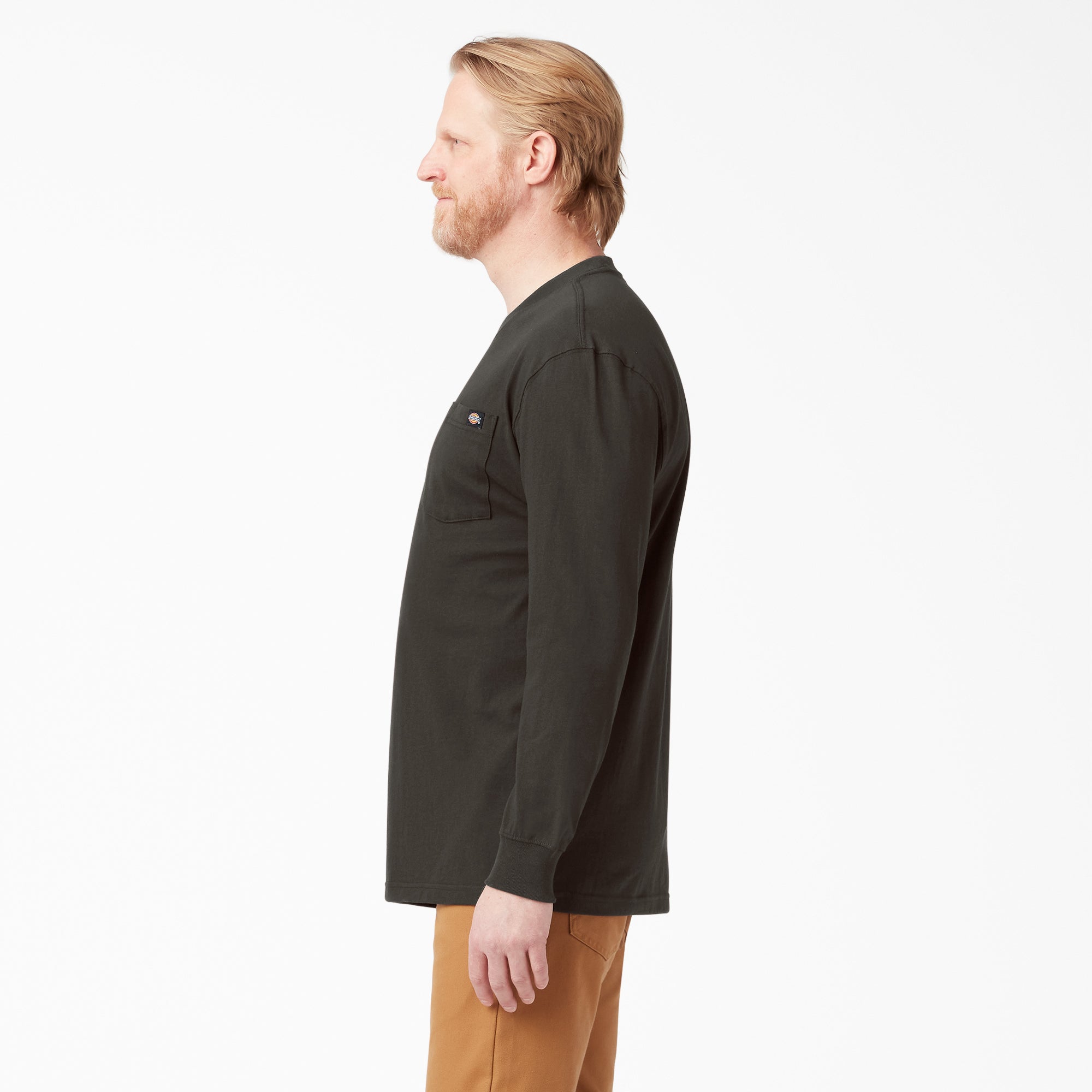 "Heavyweight Long Sleeve Pocket T-Shirt"