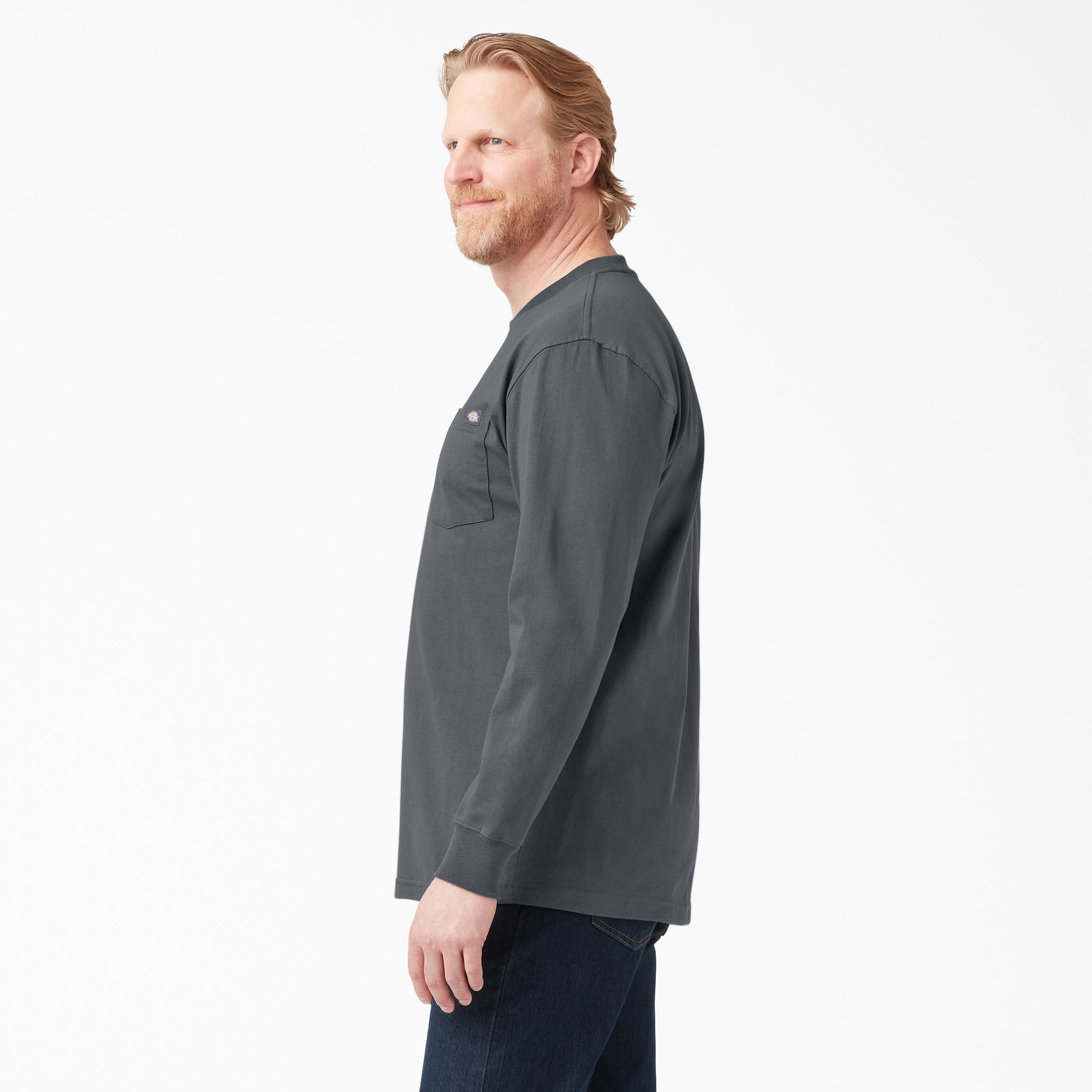 "Heavyweight Long Sleeve Pocket T-Shirt"