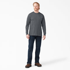 "Heavyweight Long Sleeve Pocket T-Shirt"