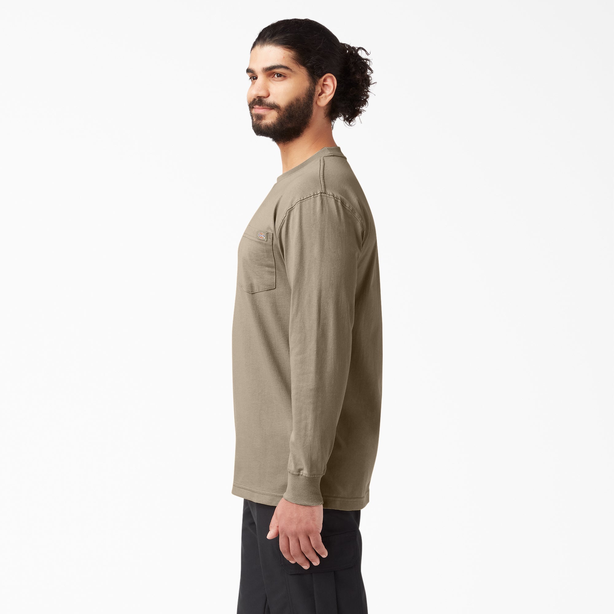 "Heavyweight Long Sleeve Pocket T-Shirt"