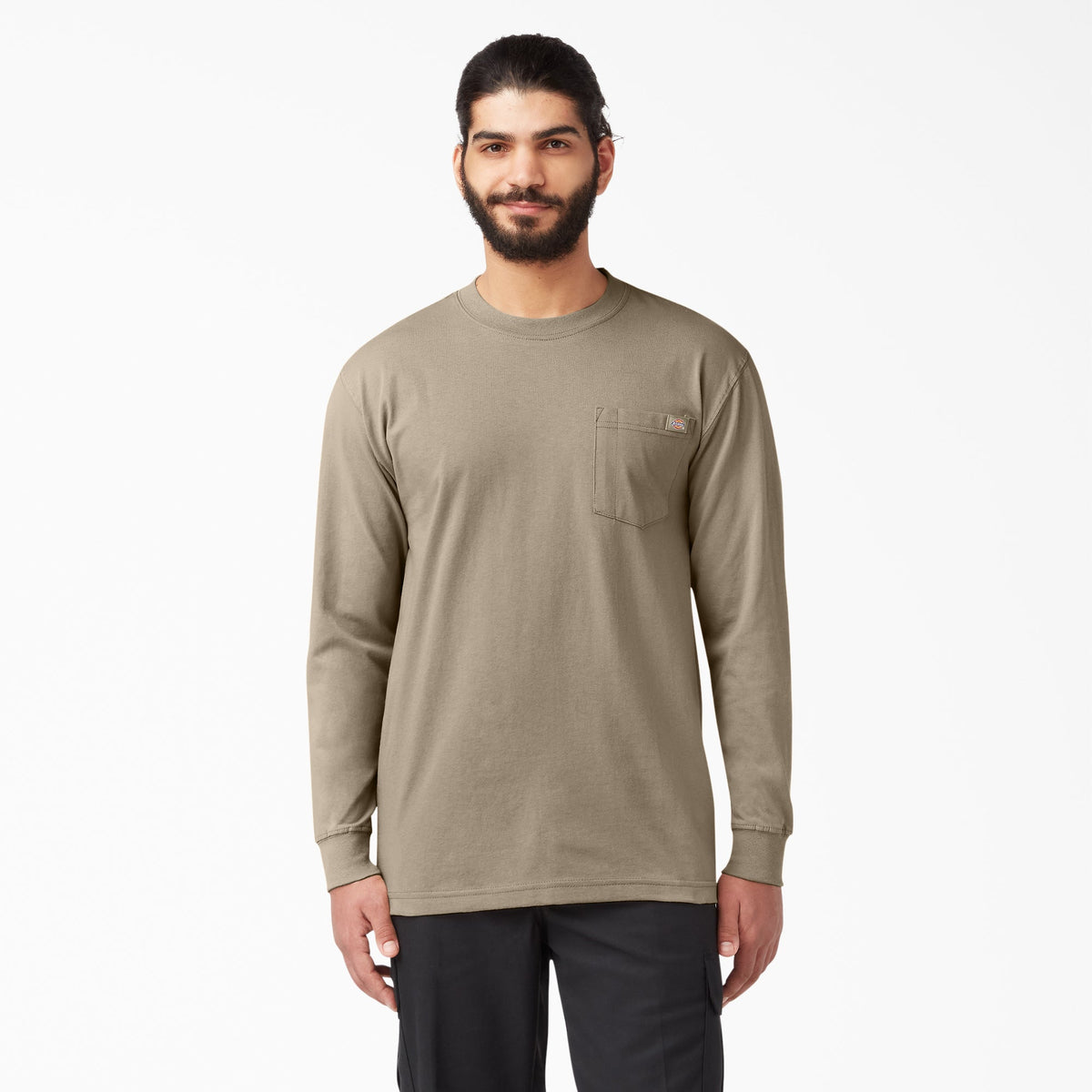 "Heavyweight Long Sleeve Pocket T-Shirt"