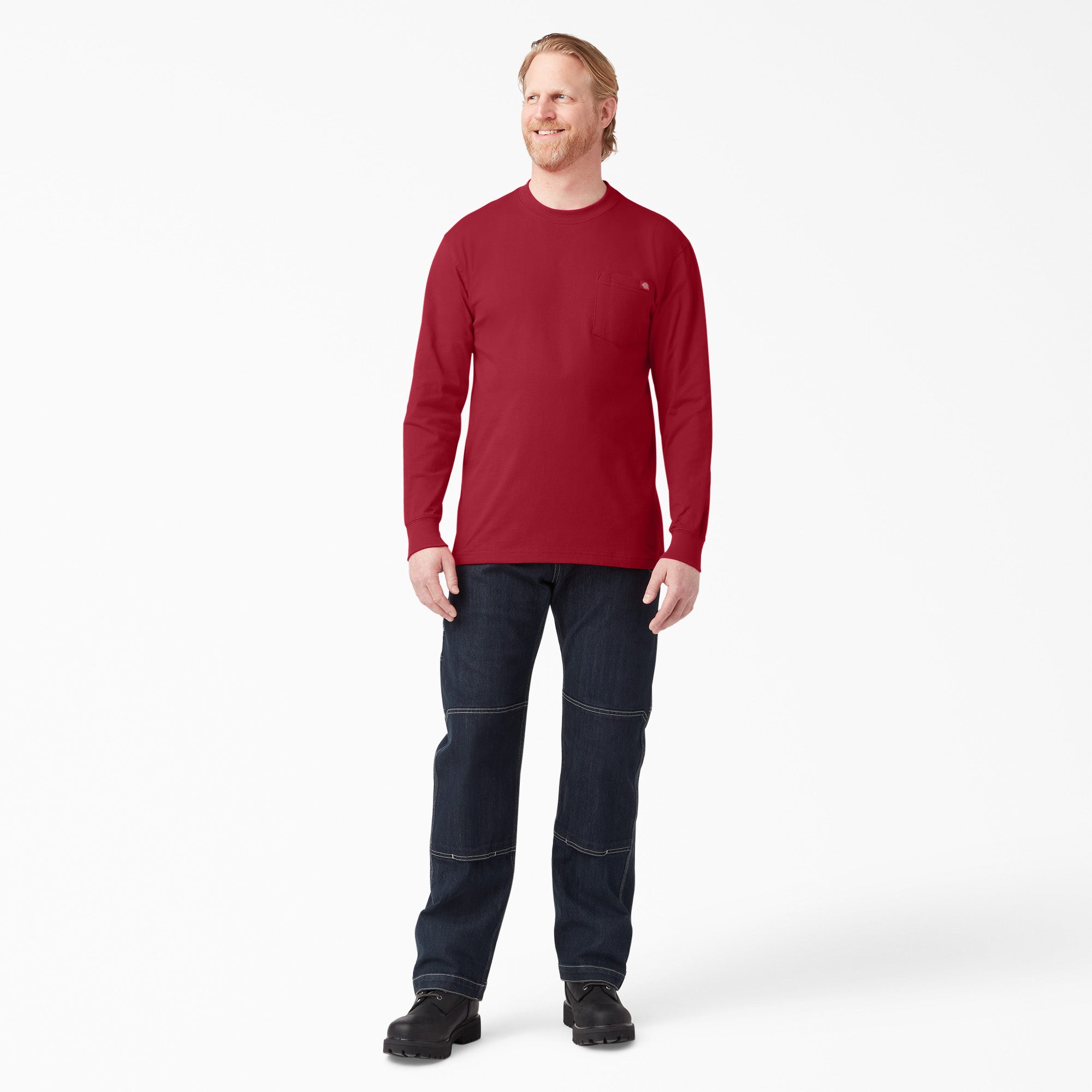"Heavyweight Long Sleeve Pocket T-Shirt"