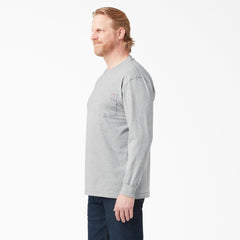 "Heavyweight Long Sleeve Pocket T-Shirt"