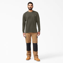 "Heavyweight Long Sleeve Pocket T-Shirt"