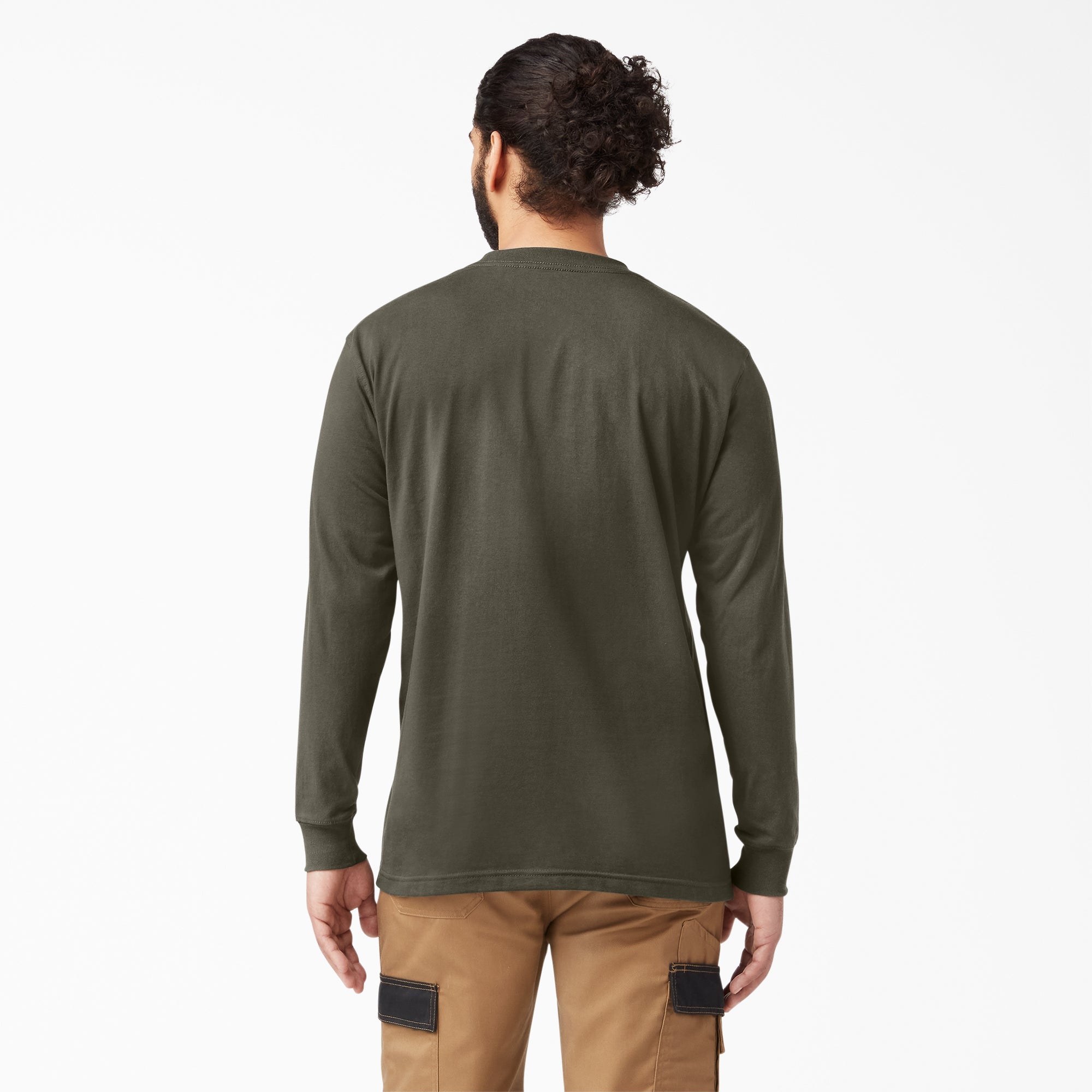 "Heavyweight Long Sleeve Pocket T-Shirt"