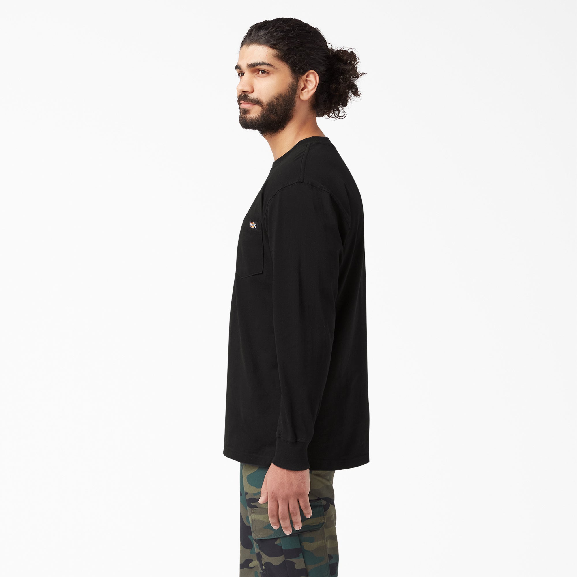 "Heavyweight Long Sleeve Pocket T-Shirt"