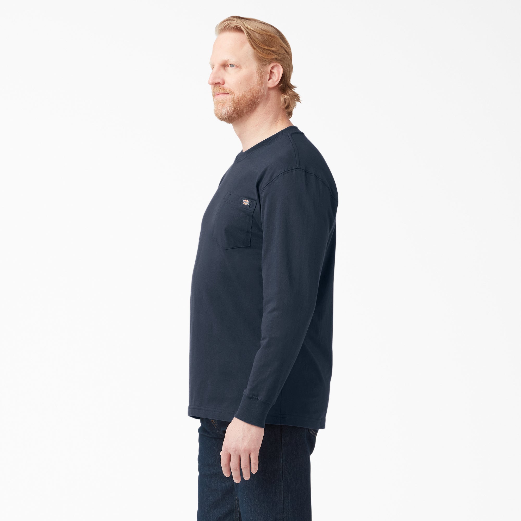 "Heavyweight Long Sleeve Pocket T-Shirt"