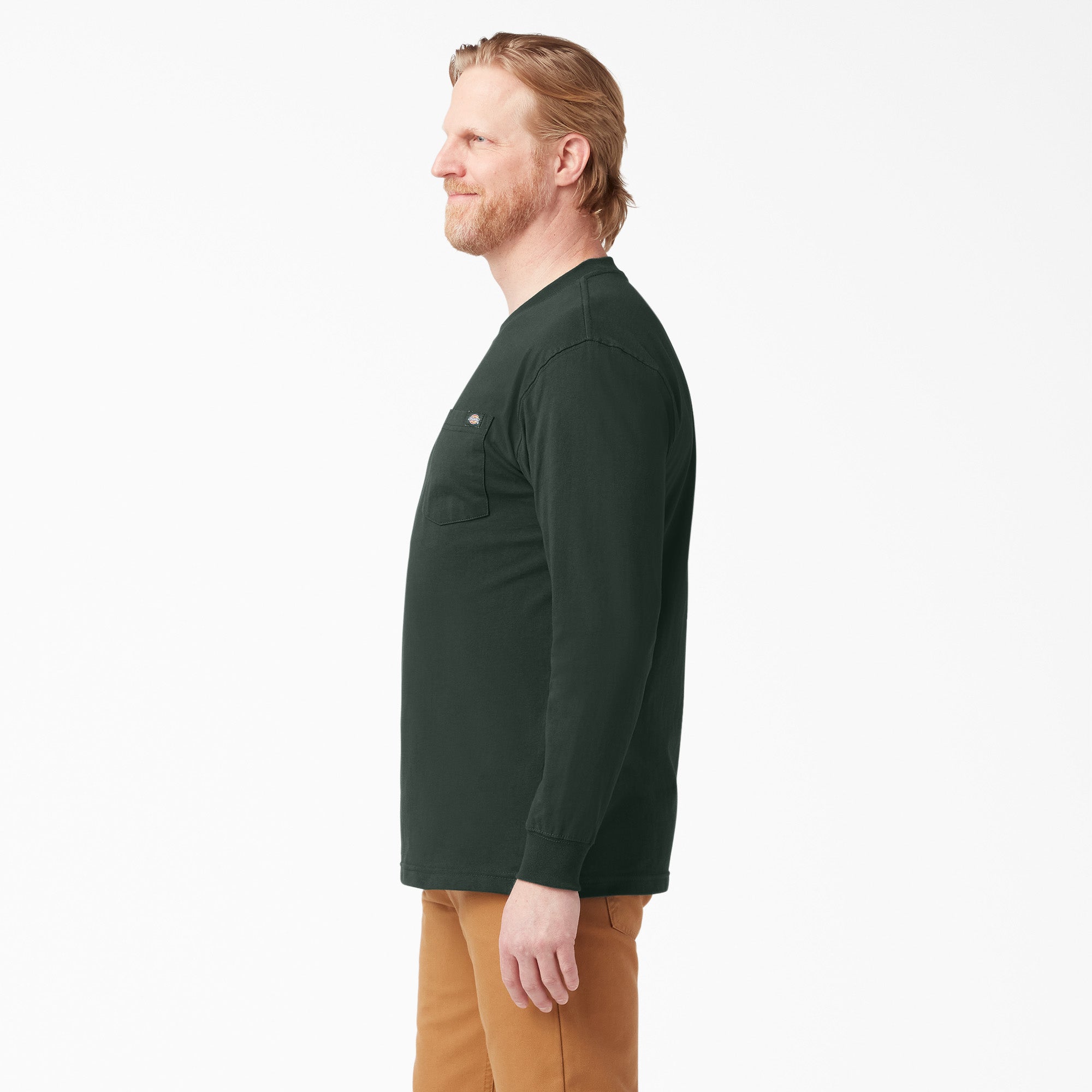 "Heavyweight Long Sleeve Pocket T-Shirt"