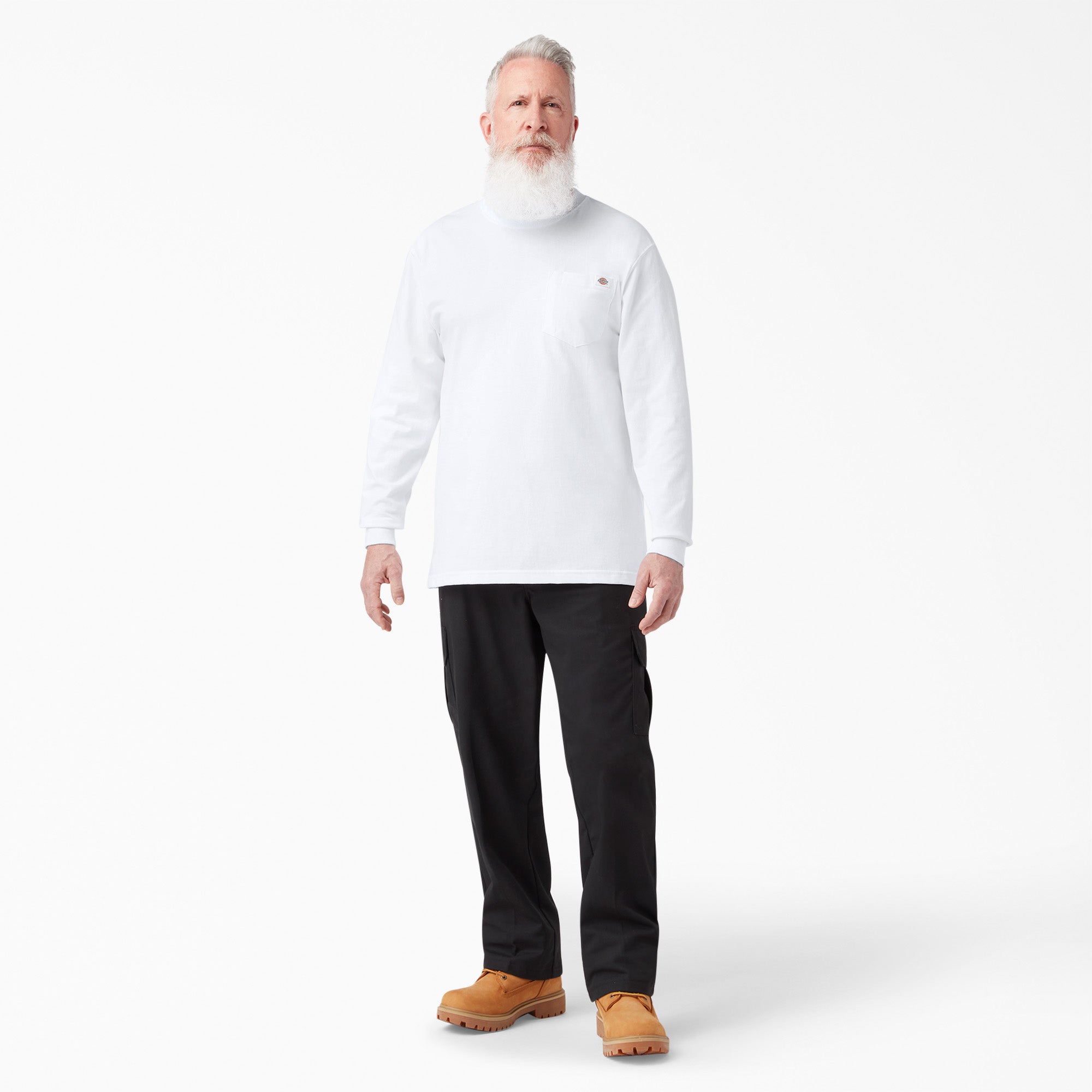 "Heavyweight Long Sleeve Pocket T-Shirt"