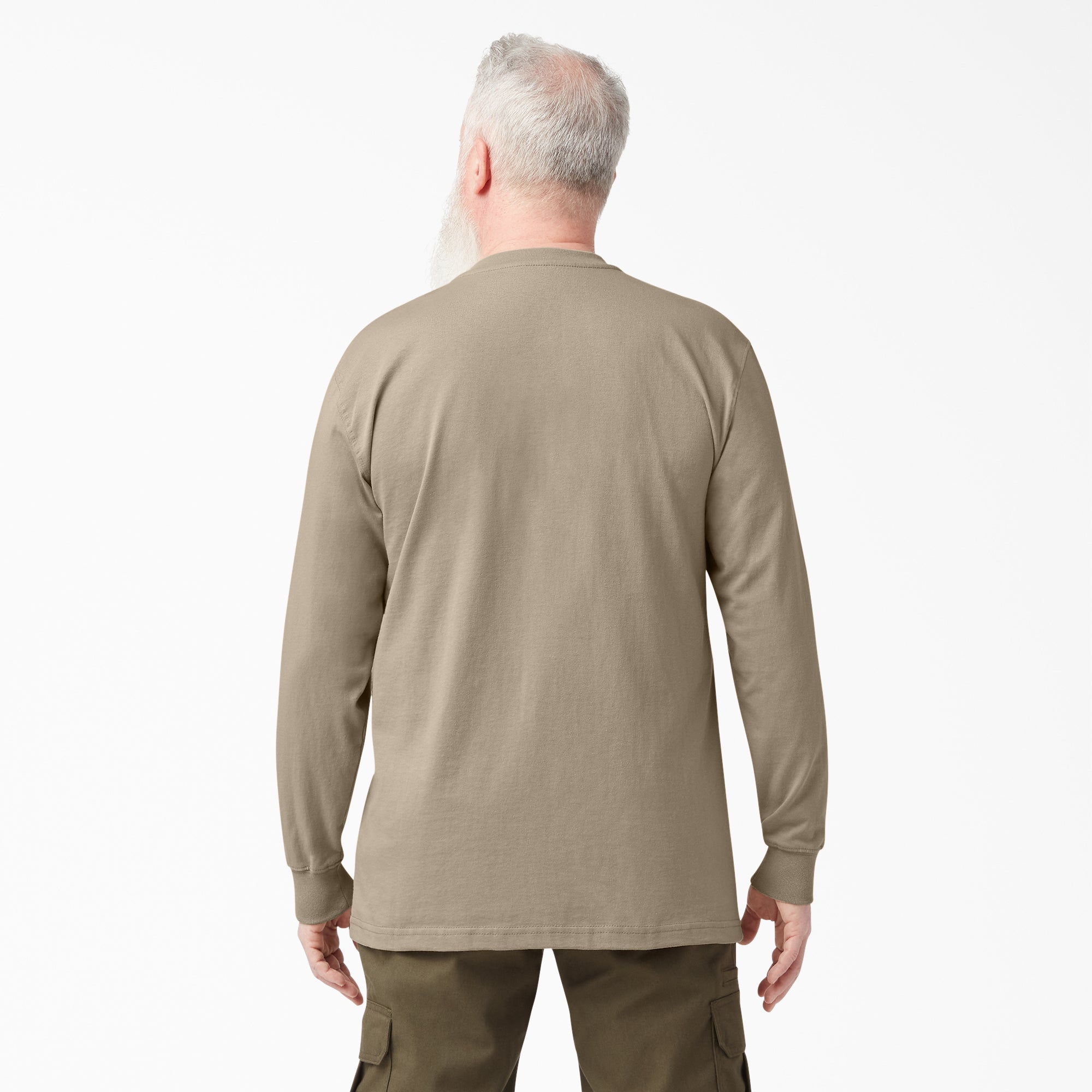 "Heavyweight Long Sleeve Henley T-Shirt"