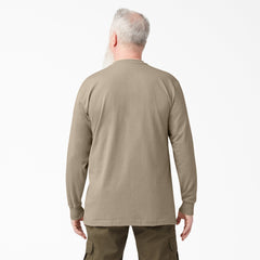 "Heavyweight Long Sleeve Henley T-Shirt"
