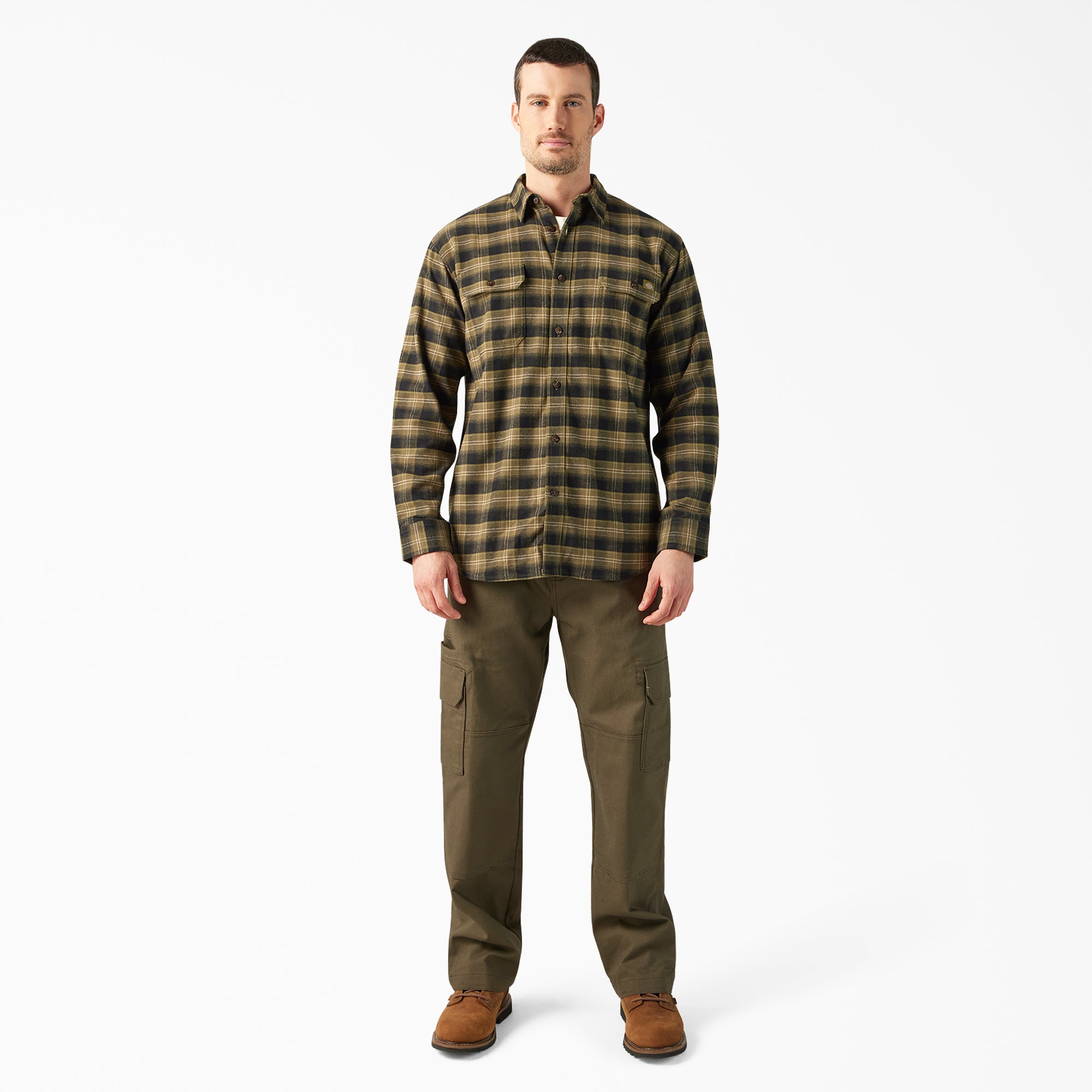 "FLEX Long Sleeve Flannel Shirt"