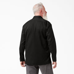 "FLEX Relaxed Fit Long Sleeve Work Shirt"