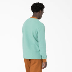 "Brain Dead Embroidered Waffle Knit Sweater"