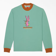 "Brain Dead Embroidered Waffle Knit Sweater"