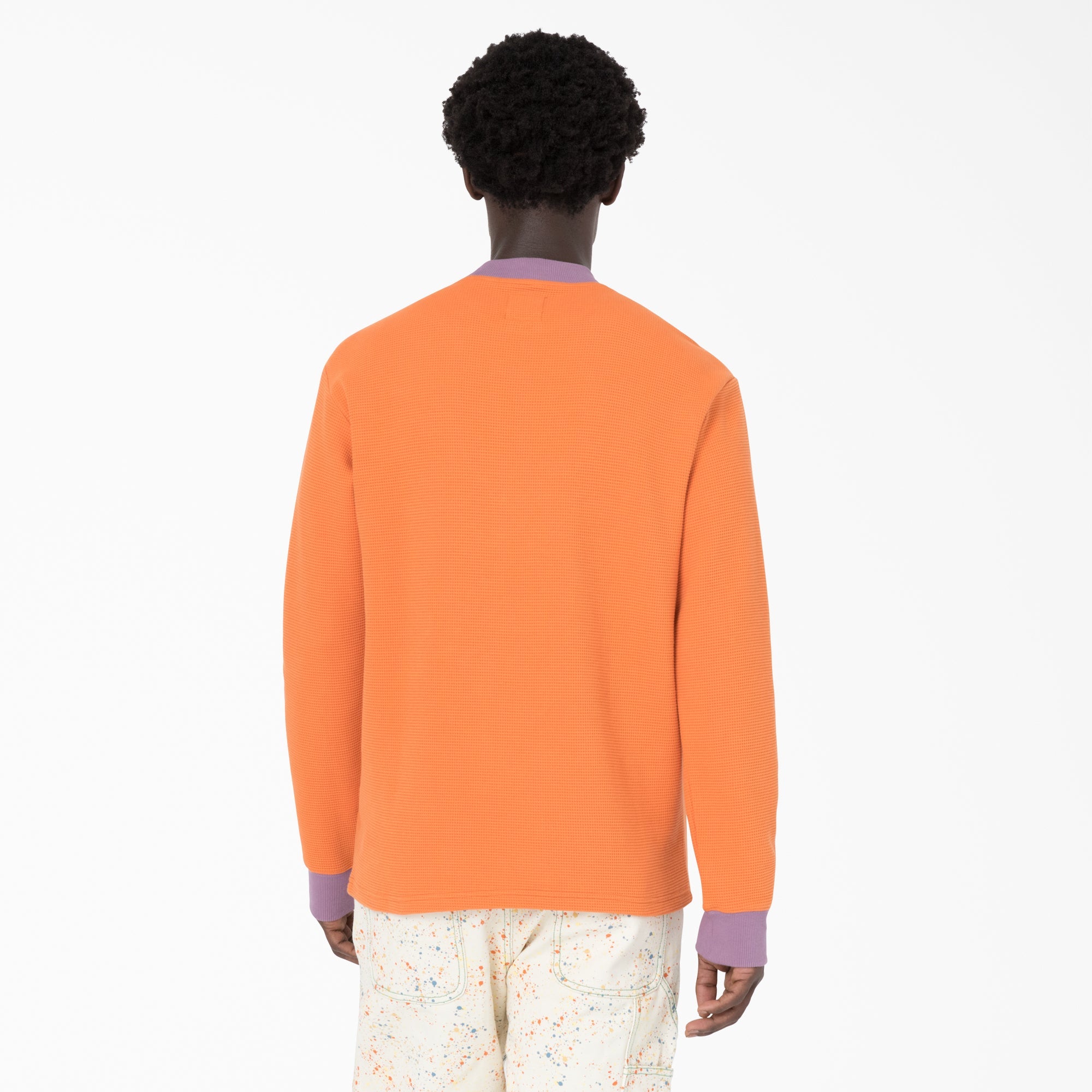 "Brain Dead Embroidered Waffle Knit Sweater"