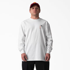 "Jamie Foy Logo Graphic Long Sleeve T-Shirt"