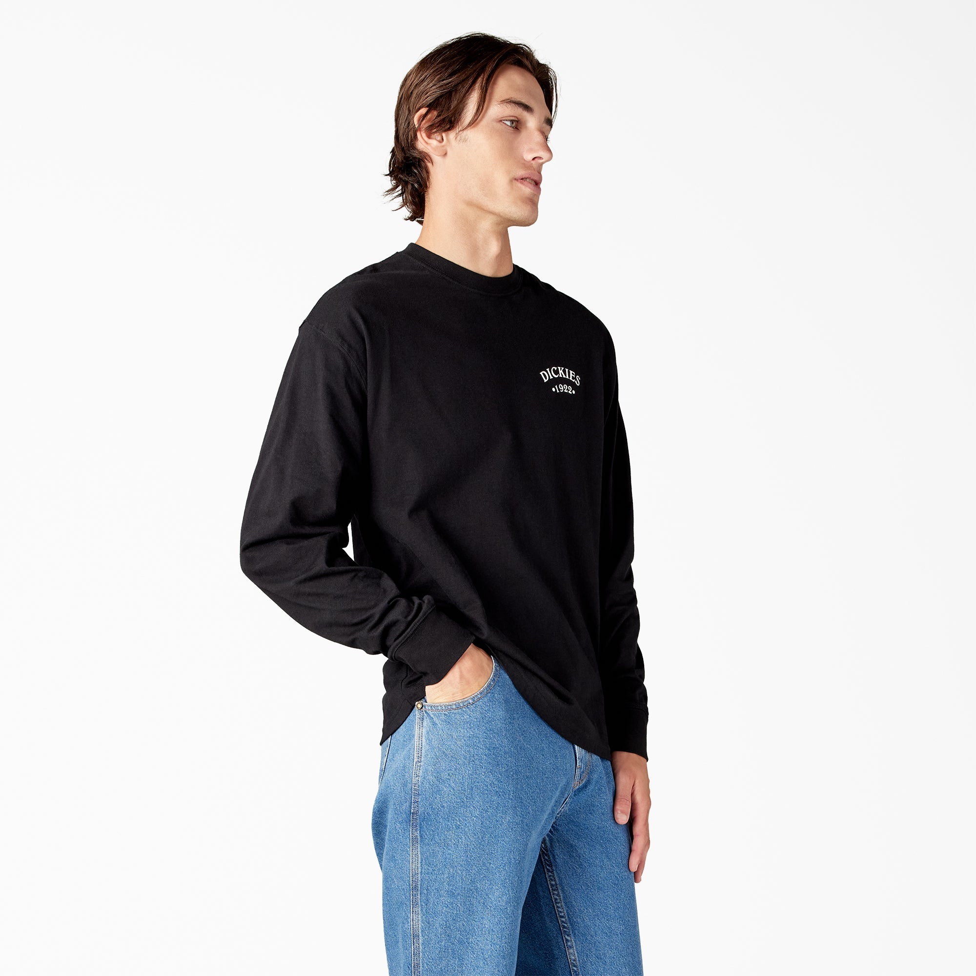 "Garden Plain Graphic Long Sleeve T-Shirt"