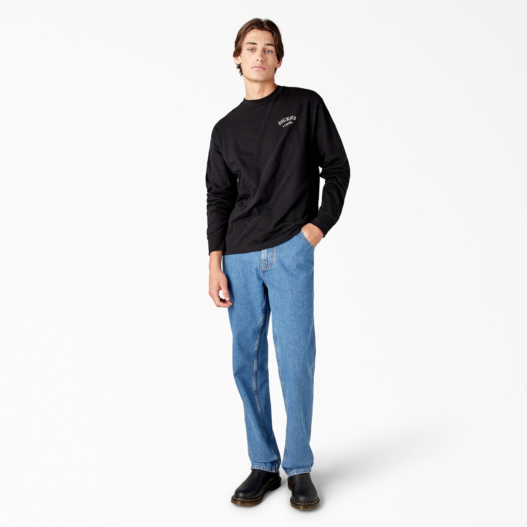 "Garden Plain Graphic Long Sleeve T-Shirt"