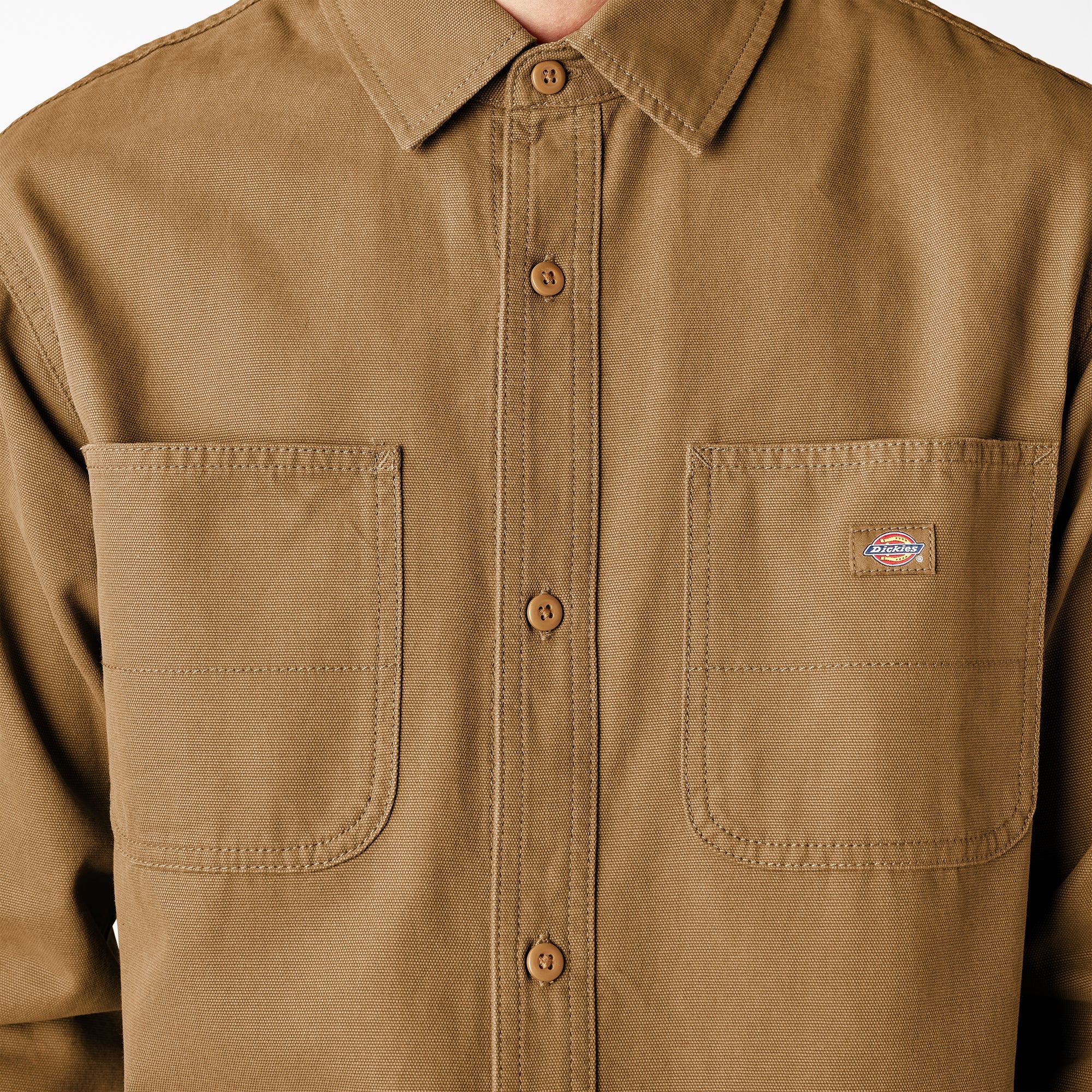 "Duck Canvas Long Sleeve Utility Shirt"